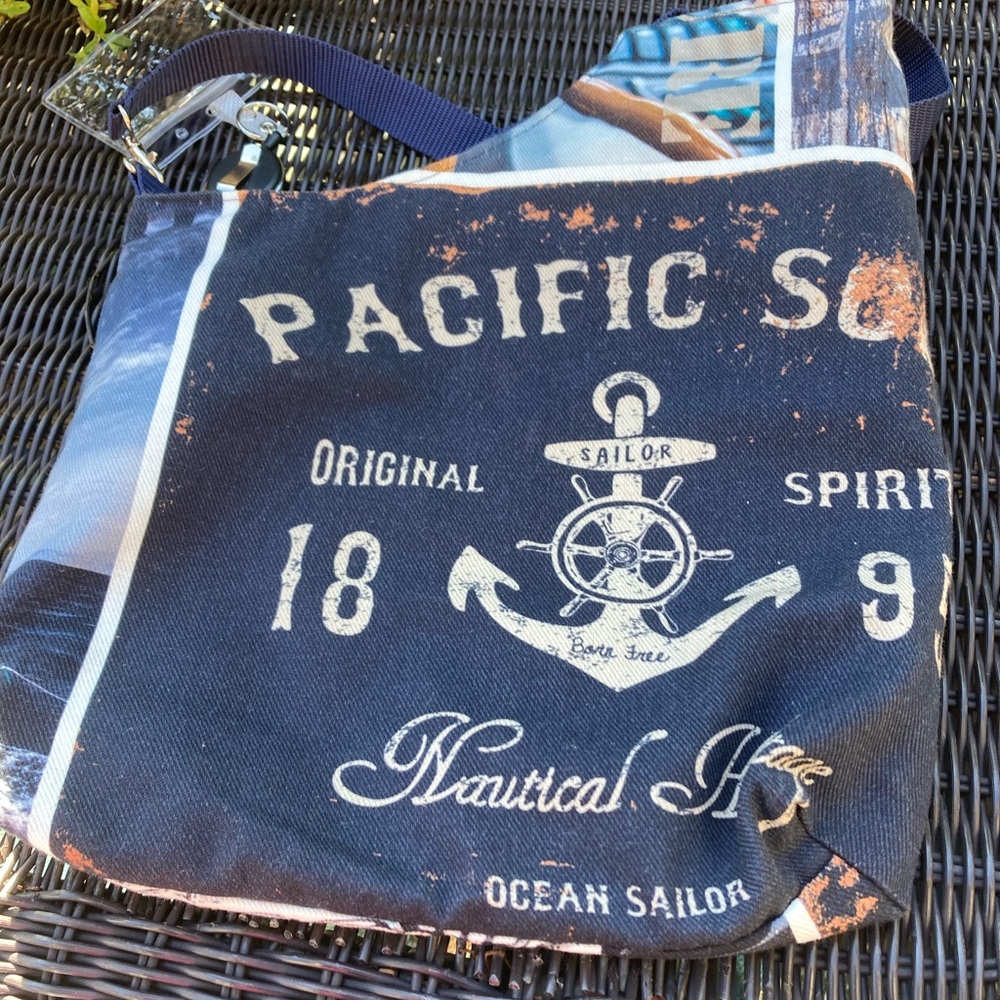 Fabric crossbody bag - Picture 5 of 6